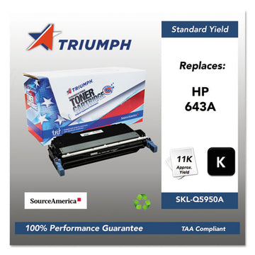 Triumph™ 751000nsh0283 Remanufactured Q5950a (643a) Toner, 11,000 Page-yield, Black freeshipping - TVN Wholesale